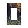 Spshian Decorative Outlet Covers Boho Wildflowers Botanical Mid Century Golden Sun Unique 1 Gang Single Decora GFCI Device Light Switch Covers Plate 1 Rocker Wall Plate Jumbo Switch Plate Cover
