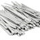 Mamfous 100PCS 14 inch 304 Stainless Steel Zip Ties Metal Zip Ties Heavy Duty Locking Cable ties Strap for Exhaust Wrap Garage Outdoor 138