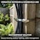 Mamfous 100PCS 14 inch 304 Stainless Steel Zip Ties Metal Zip Ties Heavy Duty Locking Cable ties Strap for Exhaust Wrap Garage Outdoor 138