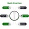 Tinkeep 100pcs Hook and Loop Cable Ties StickyBack Cable Straps Cable ClipCord Organizer Wire Management Household Office Essentials White