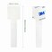 Tinkeep 100pcs Hook and Loop Cable Ties StickyBack Cable Straps Cable ClipCord Organizer Wire Management Household Office Essentials White