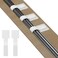Tinkeep 100pcs Hook and Loop Cable Ties StickyBack Cable Straps Cable ClipCord Organizer Wire Management Household Office Essentials White