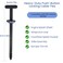 Frigocon 100Pcs Nylon Universal Cable Tie Buckle Automotive Zipper Clips Plastic Rivet T Zip with Pin Button Design Multifunctional Cable Tie Buckle for Car Daily Repair Home Office Garden