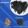 Frigocon 100Pcs Nylon Universal Cable Tie Buckle Automotive Zipper Clips Plastic Rivet T Zip with Pin Button Design Multifunctional Cable Tie Buckle for Car Daily Repair Home Office Garden