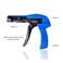 10Gtek 10GTEK Cable Tie Gun Fastening and Cutting Tool with Handle Special for Nylon Cable Tie Fasten and Cut Cables in Blue