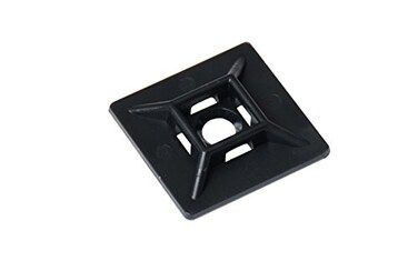 South Main 1in Mounting Pad 100Pack Black Speciality Cable Tie