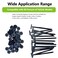Niteguy 300 Pcs Nylon Universal Cable Tie Buckle Car Strap Style Zip Ties Push Mount Cable Zip Tie Multifunctional Snap Fit Nylon Clips for Car Fender Bumper Trunk Home Use