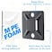 ALLWIN 34 Zip Tie Mounts 240PCS Self Adhesive Cable Tie Mounts Wire Cable Anchors Squares Holders for Cable Management Outdoor Indoor 240PCS 34INCH Black