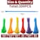 AIMUNOK 300Pack 8 Inch Heavy Duty Nylon Cable Ties 6 Colors 50lb Strength UV Resistant Multicolor Zip Ties for Garden Clearance Home Improvement Cable Management