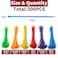 AIMUNOK 300Pack 8 Inch Heavy Duty Nylon Cable Ties 6 Colors 50lb Strength UV Resistant Multicolor Zip Ties for Garden Clearance Home Improvement Cable Management