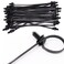 BENLIUDH 30Pcs Nylon Push Mount Cable Zip Tie 83x02 In Heavy Duty Nylon Push Mount Self Locking Assortment for Indoor Wire Tying Black
