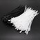 BENLIUDH Zip Ties with Screw Hole Plastic Self Locking Screw Mount Wire Ties for Indoor Outdoor BlackWhite 8 Inch 200Pcs