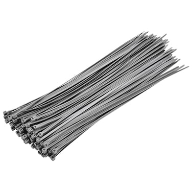 Bolt Dropper Zip Ties Pack of 10012 Gray Heavy Duty Cable Ties 40lb Strength SelfLocking Nylon Wire Ties WeatherResistant Zip Tie for Cable Management and Securing Various Items