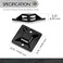 Conext Link 100 Pack Black Self Adhesive Cable Tie Zip Clamp Mount Clip Holder Base 34 20X20mm 19082