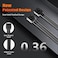 Eletoo 18 Inch Black Zip Ties Heavy Duty 100 Pack Long Cable Ties 300 LBS Ultra Strong Tensile Strength SelfLocking UV Resistant for Indoor and Outdoor Use