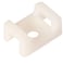 GTSE 100 Pack Of WhiteClear Screw Mounts Zip Ties Up To 02 Wide Saddle Type Zip Tie Anchors