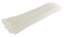 GTSE 14 Inch WhiteClear Zip Ties 100 Pack 50lb Strength UV Resistant Long Nylon Cable Ties SelfLocking 14 Tie Wraps
