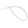 GTSE 6 Inch WhiteClear Zip Ties 100 Pack 40lb Strength UV Resistant Strong Nylon Cable Ties SelfLocking 6 Tie Wraps