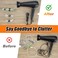 HOMEE Silicone Cable Ties Reusable 24PCS Black Bendable Rubber Twist Ties for CordsCord Tie for Bundling and Holding6inch 12inch 18inch