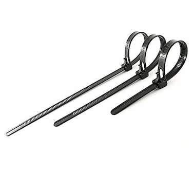 HS Reusable Zip Ties Assorted 6 8 10 Inch 200 Pack Releasable Nylon Cable Zip Ties 50 Lbs Tensile StrengthThick Reusable Wire Ties Outdoor Indoor Purpose