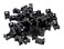 iexcell 100 Pcs Black 45mm Cable Tie Base Saddle Type Mount Wire Holder