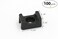 iexcell 100 Pcs Black 45mm Cable Tie Base Saddle Type Mount Wire Holder