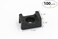 iexcell 100 Pcs Black 45mm Cable Tie Base Saddle Type Mount Wire Holder