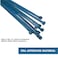 KABLE KONTROL Kable Kontrol Metal Detectable Zip Ties 8 Inch Long Blue 40 Lbs Tensile Strength 100 PcsPack Iron Impregnated Nylon 66 Durable Cable Management Wire Wraps