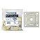KABLE KONTROL Kable Kontrol Zip Tie Mounts 112 Sq Natural White 100 Pcs Adhesive Backed MultiPurpose Mounting Squares Nylon Cable Tie Wrap Anchor Pads for Cable Management