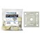 KABLE KONTROL Kable Kontrol Zip Tie Mounts 112 Sq Natural White 100 Pcs Adhesive Backed MultiPurpose Mounting Squares Nylon Cable Tie Wrap Anchor Pads for Cable Management
