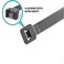 ZQDL large zip ties black 20 inch heavy duty cable ties extra long tie wraps 160 lb outdoor wire ties 60pcs