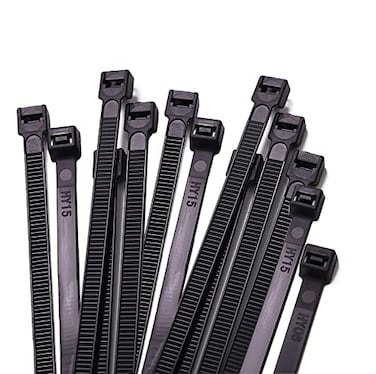 ZQDL large zip ties black 20 inch heavy duty cable ties extra long tie wraps 160 lb outdoor wire ties 60pcs
