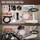 LOIUO 12PCS Silicone Cable Ties Reusable Twist Ties SteelCore Black Straps Organizer All Purpose Bendable Cord Tie for Indoor Outdoor Holding Securing and Wrapping 6 12 18 24 inch