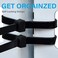 CSZDTOOLS Long Zip Ties 36 inch Heavy Duty Premium Black Large Zip Ties 36 inch Cable Ties with 175 lbs Nylon Zipties for HVAC Outdoor use 12 PCS