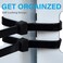 CSZDTOOLS Long Zip Ties 36 inch Heavy Duty Premium Black Large Zip Ties 36 inch Cable Ties with 175 lbs Nylon Zipties for HVAC Outdoor use 12 PCS
