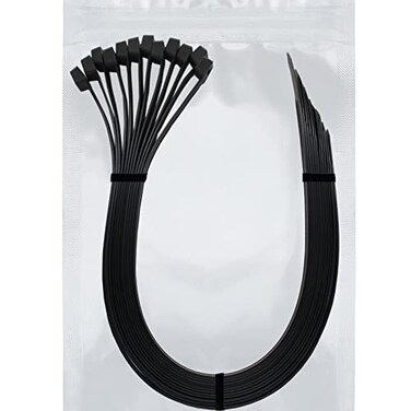 CSZDTOOLS Long Zip Ties 36 inch Heavy Duty Premium Black Large Zip Ties 36 inch Cable Ties with 175 lbs Nylon Zipties for HVAC Outdoor use 12 PCS