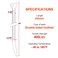 JIANYANG Long Zip Ties Heavy Duty 24 inch400 LBS Tensile Strength With Double Sided Toothed Super Durable Cable Ties Extra Large Wire Ties Adjustable Nylon Tie Wraps for Indoor Outdoor 100 Pack Black