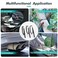 JOUGU Metal Zip Ties Black 100pcs Stainless Steel Epoxy Coated Locking Cable Heavy Duty Exhaust Wrap Multi Purpose Binding for machinery vehicles farms cables pipesFence