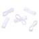 ONLYKXY 200 Pieces White Silicone Cable Ties 059 inch15 mm Diameter Flat Rubber Bands Elastic Bands Supplies Reusable Rubber Rings Thick Rubber Bands for School Home or Office Elasticity Coil Ring