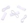 ONLYKXY 200 Pieces White Silicone Cable Ties 059 inch15 mm Diameter Flat Rubber Bands Elastic Bands Supplies Reusable Rubber Rings Thick Rubber Bands for School Home or Office Elasticity Coil Ring