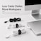 pzoz PZOZ Reusable Silicone Cable Ties 10 Pack Durable Flexible Cable Organizer Straps for Charging Cables Headphones Power Cords Cord Management for Desk Home Office Organization Black