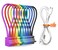HIGGAT Reusable Magnetic Cable Ties Thumbsup Magnetic Twist Ties for Cord Cable Organizer and Bundling Can Be Use in Home Office School Outdoor