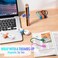 HIGGAT Reusable Magnetic Cable Ties Thumbsup Magnetic Twist Ties for Cord Cable Organizer and Bundling Can Be Use in Home Office School Outdoor