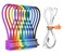 HIGGAT Reusable Magnetic Cable Ties Thumbsup Magnetic Twist Ties for Cord Cable Organizer and Bundling Can Be Use in Home Office School Outdoor