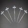 REXUS Plastic Cable Tie With Inner Label 100 Pcs Write on Tags Wire Zip Ties Cable Mark Tags 3 x 100mm Nylon Power Marking Label Binding StrapCTPLLI100