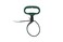 Southwire 58973440 CLPT04GR 4Inch Adjustable Heavy Duty Clamp Tie wRotating Handle Reusable Zip Down Cable Green