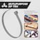 THE CIMPLE CO 21Inch Zip Ties IndoorOutdoor Cable Ties for Cord and Wire Management No Tools Needed Strong Nylon Cable Holders 21 IN 100 Pack Grey