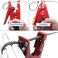 TUKKIVA Zip Tie Gun Tensioning and Cutting Zip Tie Tool for Plastic Cable Ties under 38 Inch Width