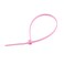 uxcell 120pcs Cable Zip Ties Nylon Cable Wire Ties 6 Inch SelfLocking Nylon Tie Wraps Pink