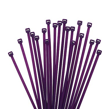 XINGO 1000 PCS 4 inch Purple Zip Ties 18lb Strength Small Tie Wraps SelfLocking Nylon Zip Ties for Indoor and Outdoor Use
